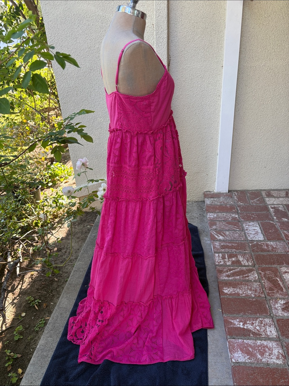 Anthropology’s Bhanuni by Joyti beautiful Laced Maxi tiered Sundress - Picture 5 of 14